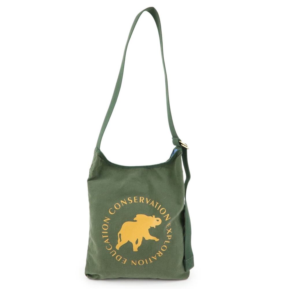 Hunting World Conservation Exploration Canvas Crossbody Bag Green